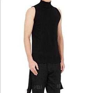 Hood by Air black stretch sleeveless sweater